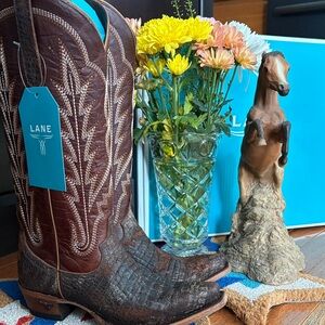 Lane Brown Western Boots